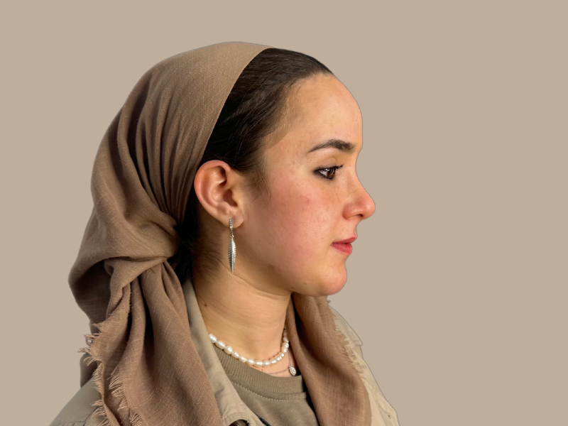 מיכל אחרי ניתוח אף